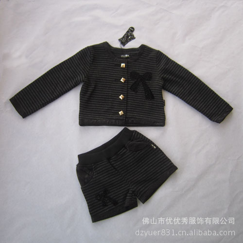 批发YOYO秀正品9192套装 <em>上衣</em>+<em>短裤</em>时尚童装