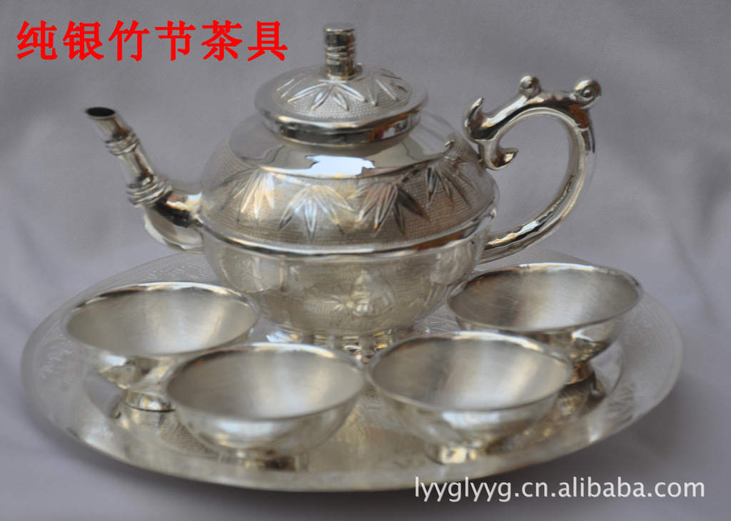 批发采购金属工艺品-纯银茶壶,银茶壶,银产品,