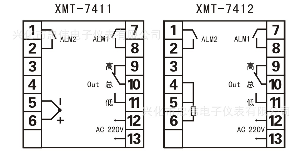 智能温控仪/数显温控仪xmt-7431/xmt-7432/温控仪/温控表/温控器