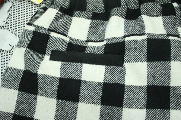 <em>英伦</em>风中腰 <em>格子短裤女秋冬</em> 热裤 修身呢子靴裤