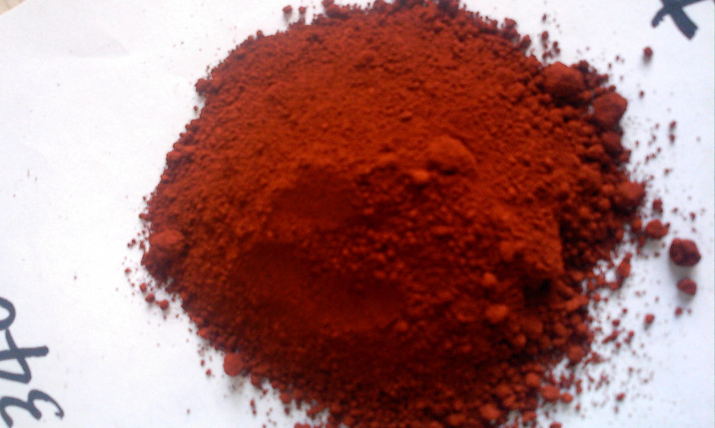 红色彩瓦专用铁红 红色颜料 颜色鲜艳 耐高温图