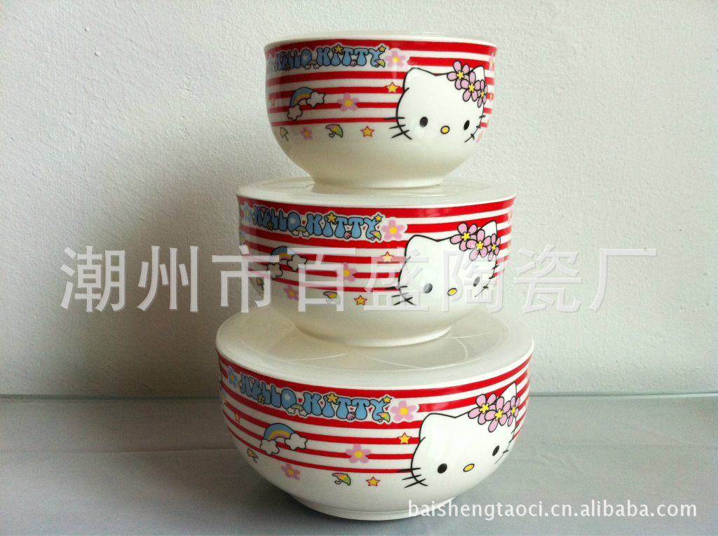 A32 Hello Kitty最新熱銷款 韓國保鮮碗 可加商標 微波爐可用工廠,批發,進口,代購