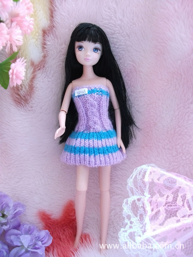 【精品娃衣 手工娃衣 <em>芭比娃娃毛衣</em> 可儿娃衣 定