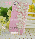 三樱花流苏珍珠雪糕壳 超低价批量出货 iphone4水钻壳厂家批发
