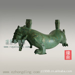 钟鼎青铜器|仿古青铜器|青铜器工艺品|商务礼品|家居摆件|虎噬鹿|