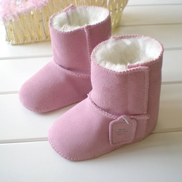 热卖款外贸婴儿棉鞋 学步鞋11639粉色