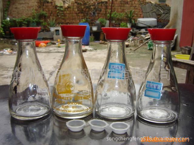 厂家直销玻璃瓶;麻点饮料玻璃瓶;葫芦麻油玻璃