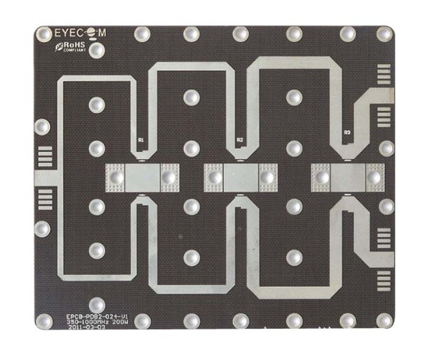 功分器pcb板(雅龙料 nelco高频pcb 阶梯pcb加工