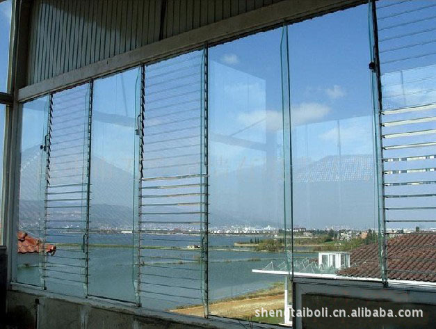 供应百叶窗 玻璃材质 建筑玻璃