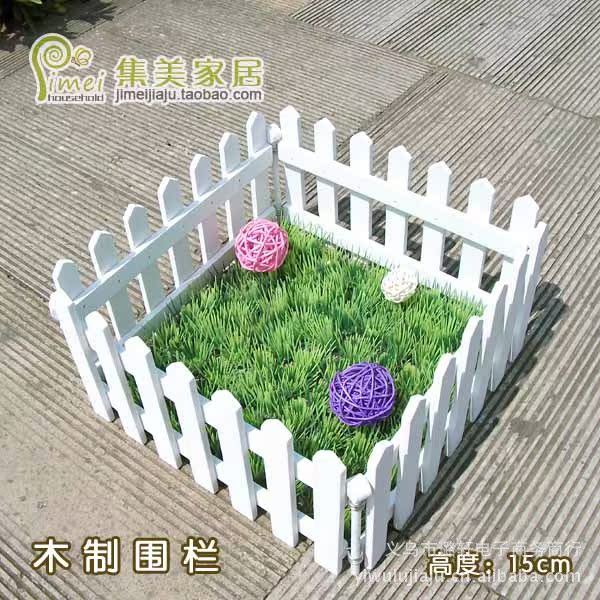 批发采购木质工艺品-高20cm 宽1m 实木围栏 木