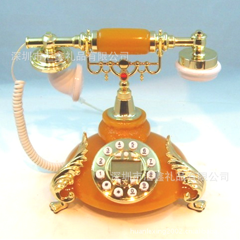 专业高档复古电话座机 日本设计 新潮家居 无辐