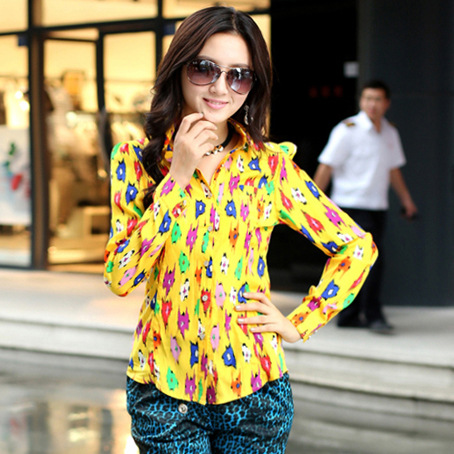 厂家直供2012秋装新款韩版衬衫杭州服装批发