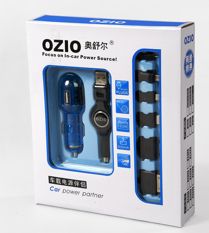 【Ozio\/奥舒尔EA51 车充 车载手机充电器 