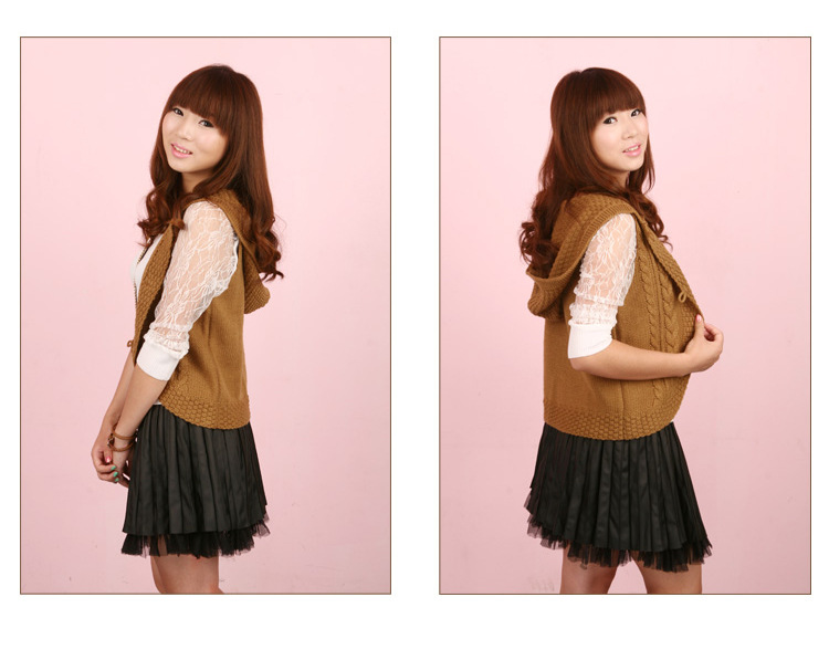 【特价批发RELOVE拉链镂空针织连<em>帽毛衣马</em>