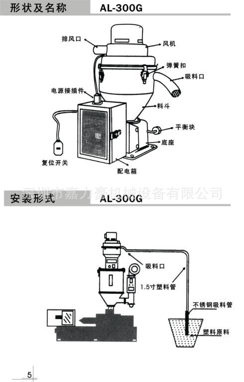 al-300g自动吸料机-小型吸料机