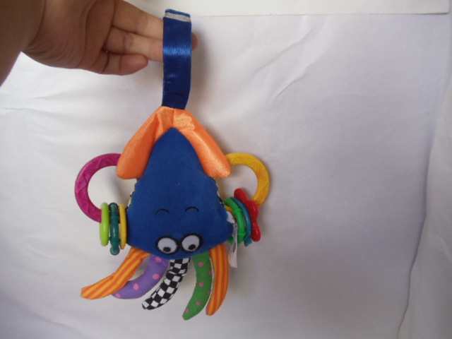 婴幼儿教具-特价原彩纸婴儿早教多功能响铃牙