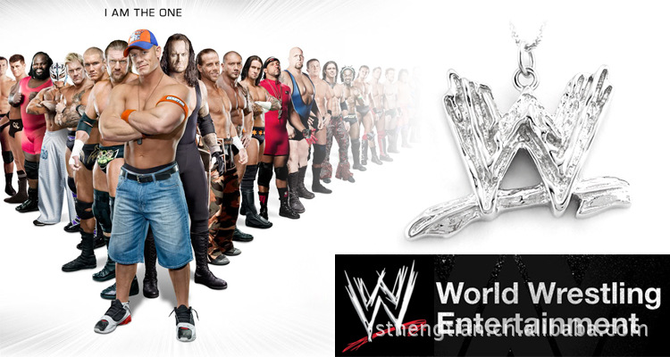 【WWE项链 美国职业摔跤联盟 周边 WWE标志