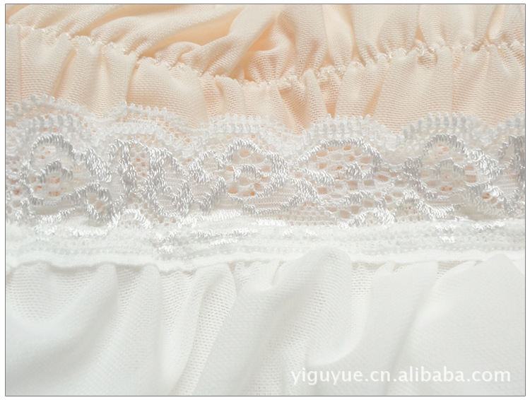 【321团订 夏季百搭蕾丝网纱抹胸 可装肩带 带