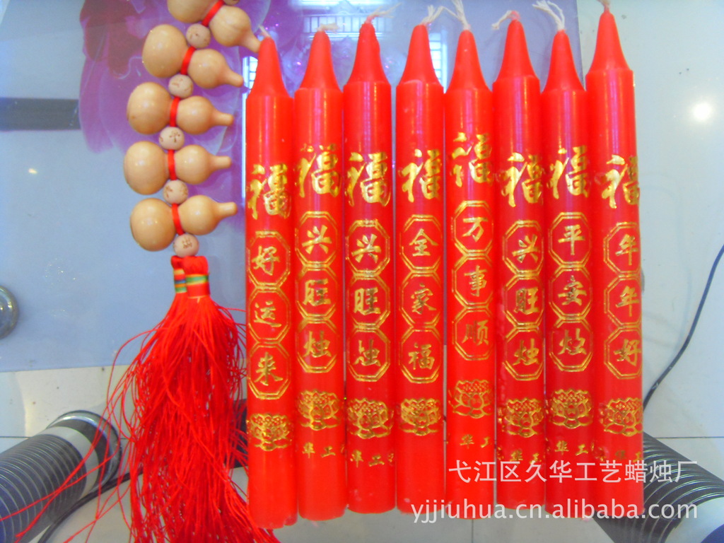 厂家直销高品质低价烫金蜡烛tj02