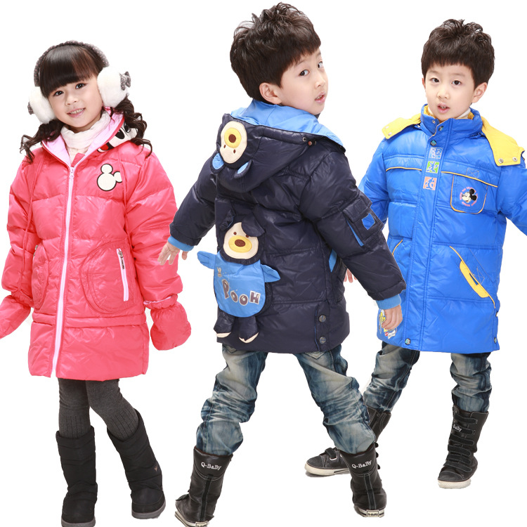 正品<em>羽绒服</em>品牌 男款<em>女款</em>卡通图案冬季新款加