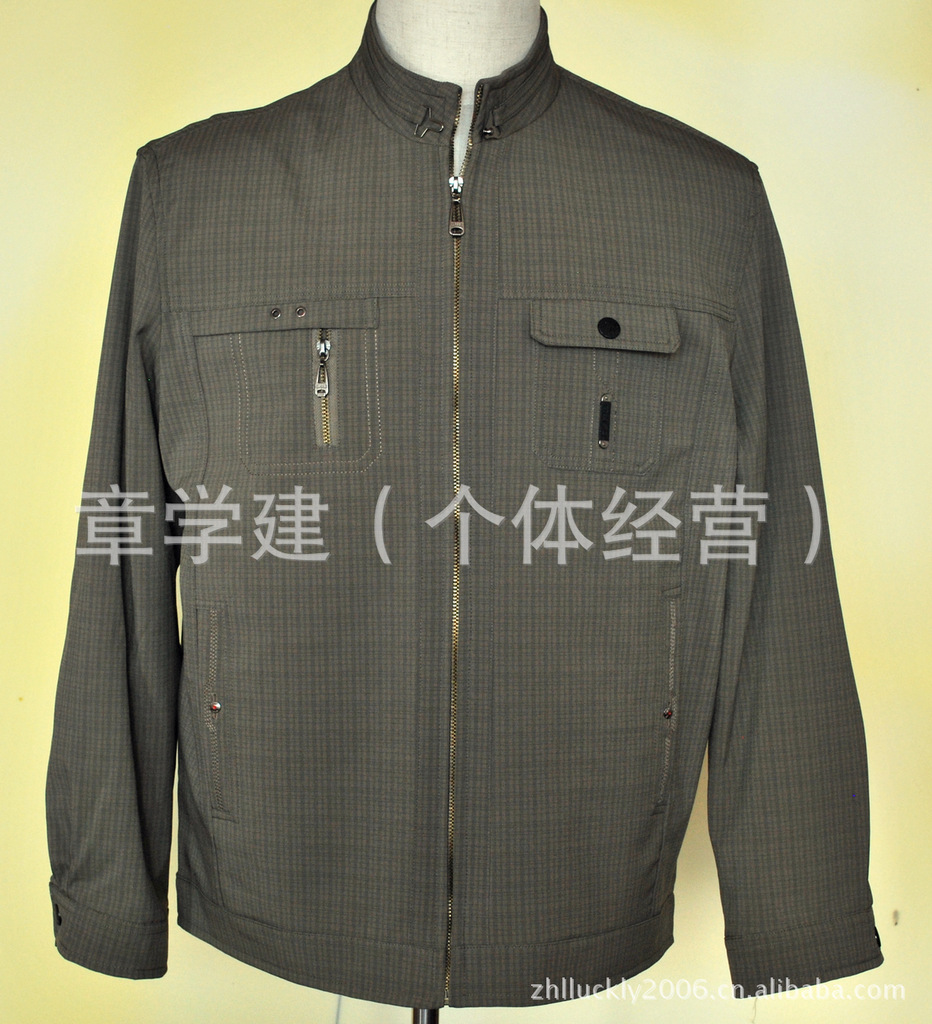<em>老款</em>处理 时尚男士夹克 中年<em>外套</em> 咸菜色 图片_