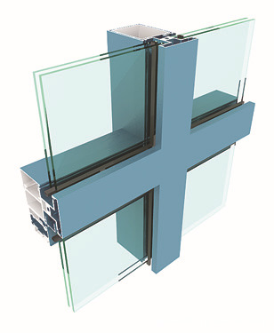 各种明框玻璃幕墙铝型材,幕墙铝合金、兴发铝