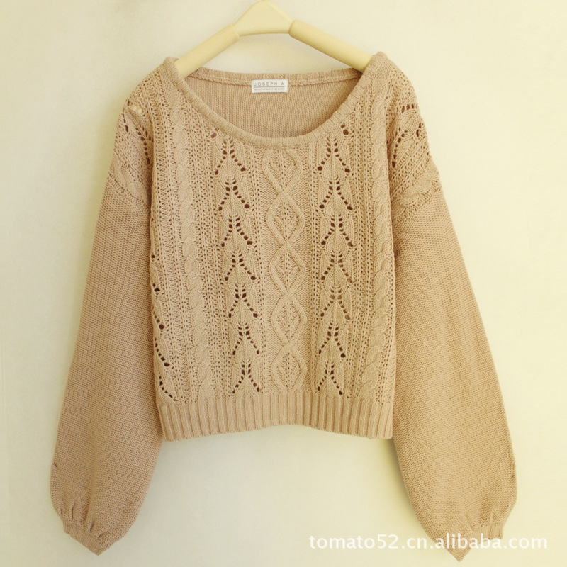 日单 2012 <em>春款</em> 暖色系 <em>短款</em> 条纹 纯色 小<em>毛衣</em>7