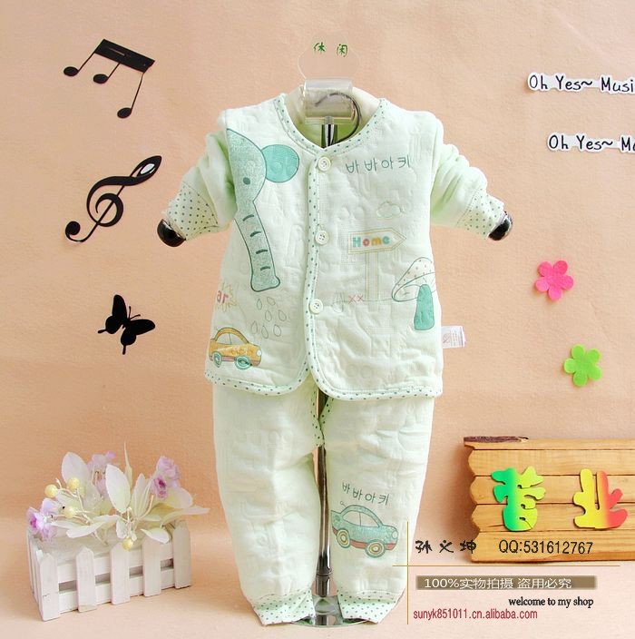 童装 儿童<em>保暖</em>衣 <em>芭比</em>米奇大象<em>开衫</em>系扣<em>保暖内</em>