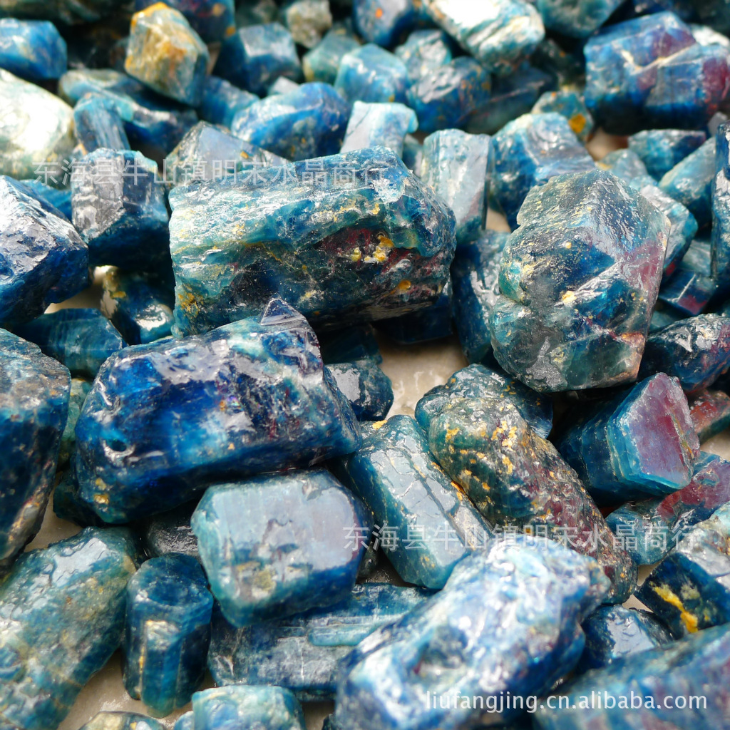 【天然水晶 蓝色宝石 天然磷灰石原石原料 戒指面水晶饰品 对应喉轮】价格,厂家,图片,其他工艺品原料、辅料、配件,东海县牛山镇明宋水晶商行-马可波罗网