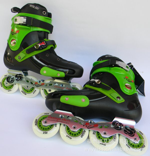 【厂家直销 佐斯达 CS 绿色平花鞋批发 单排轮滑鞋 平花鞋】价格,厂家,图片,旱冰鞋、轮滑鞋,福州维艾斯贸易有限公司-马可波罗网