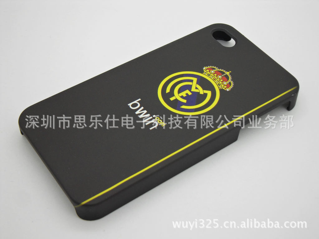 球迷最爱 欧洲足球队标志 iPhone4 4S 彩印橡胶