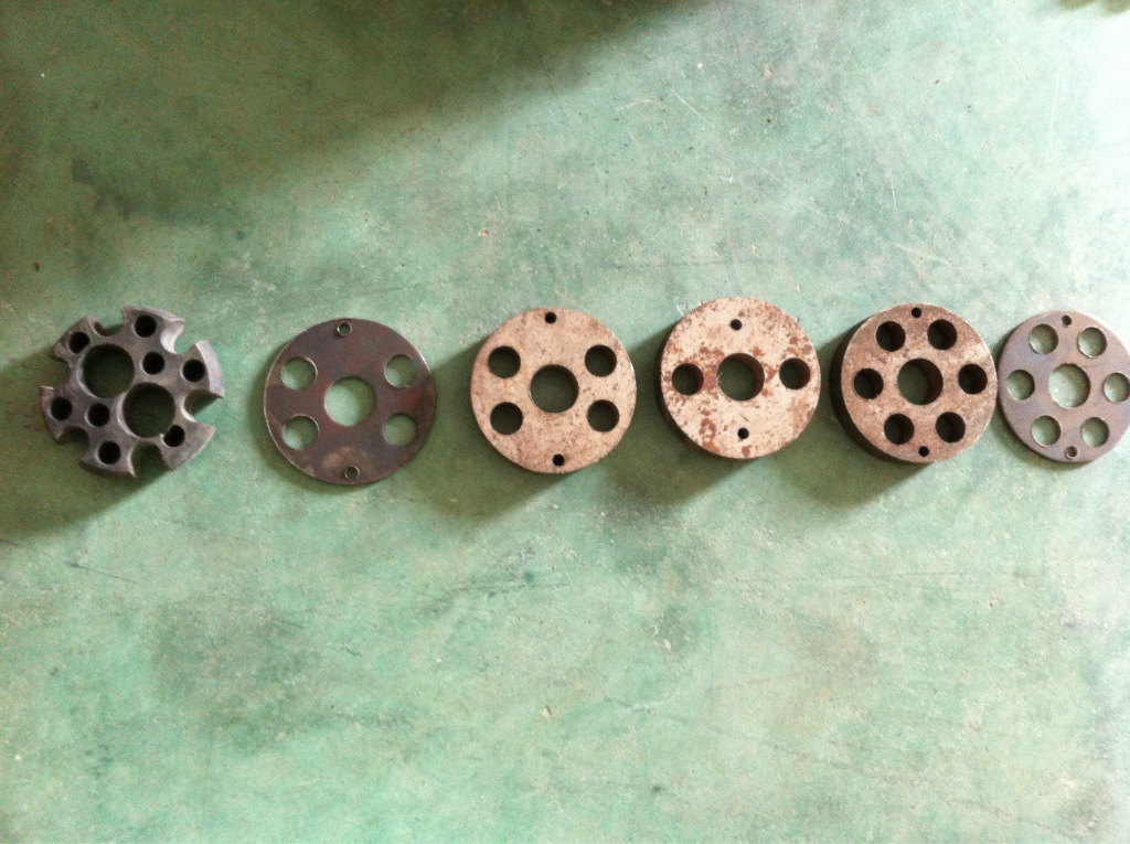 边坡加固专用扩张环,配套垫块,工作锚定做 6孔扩张环