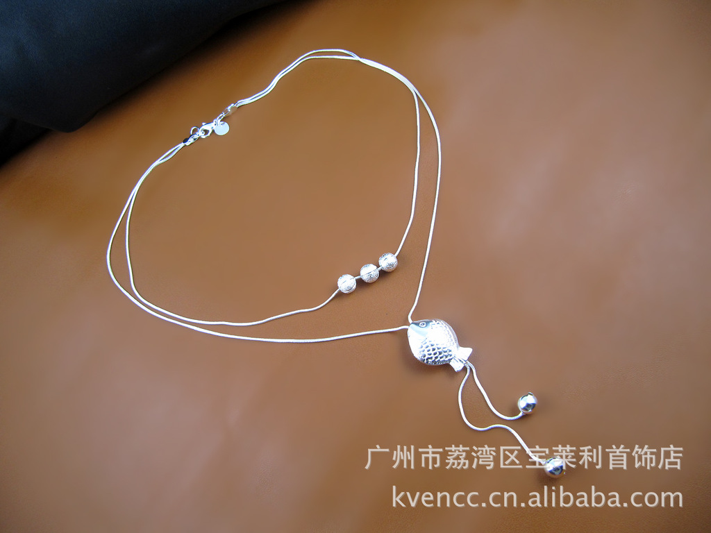 批发<em>银项链</em> 复古银项链批发 <em>女式银项链</em>批发 N