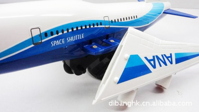 【供应 电动万向 灯光音乐 模型客机 飞机模型 