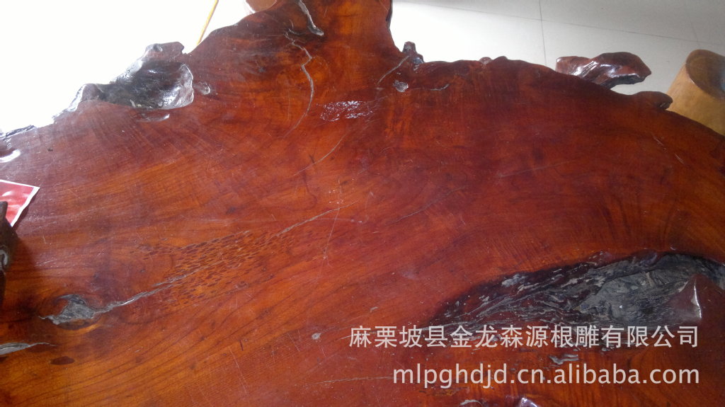 大型榉木(朗树)根雕茶几图片,大型榉木(朗树)根