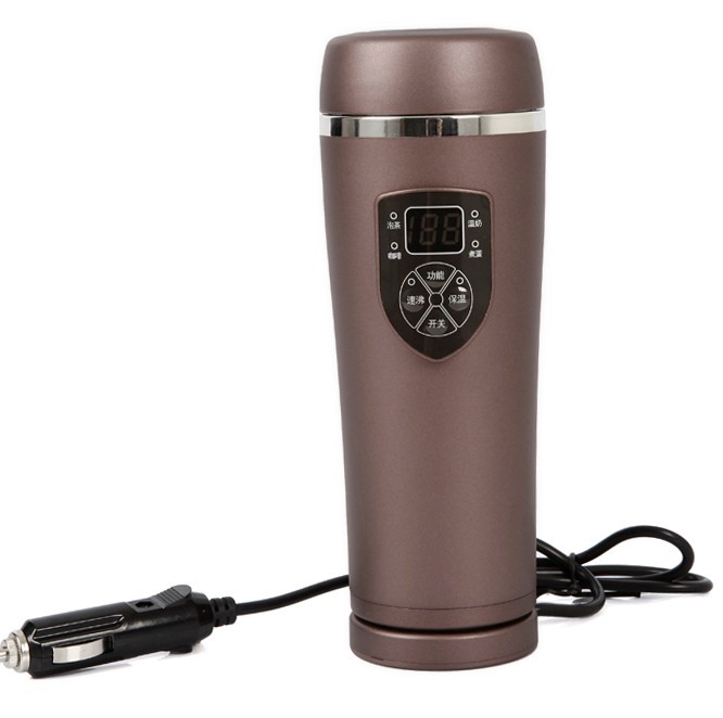 【Anycup 不锈刚车载电热杯车载加热保温杯 车