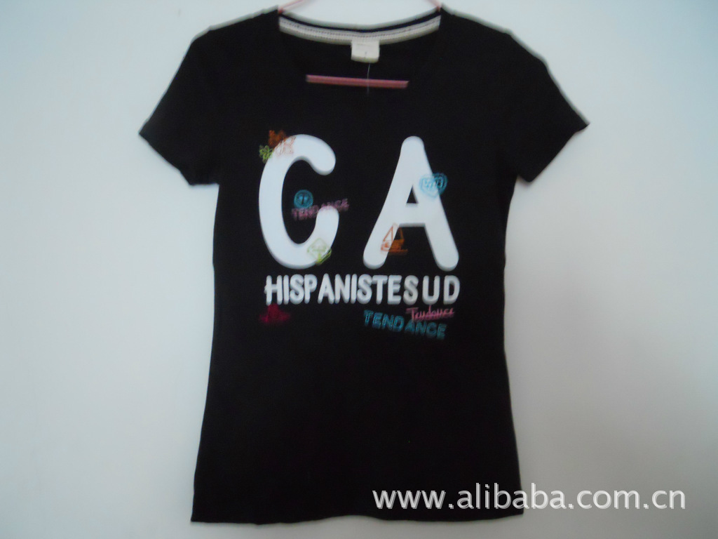 【外贸<em>少女贴</em>布T恤】价格,厂家,图片,女式T恤,