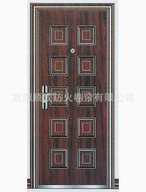 生产供应实木复合材质手动开关通用木质防火门