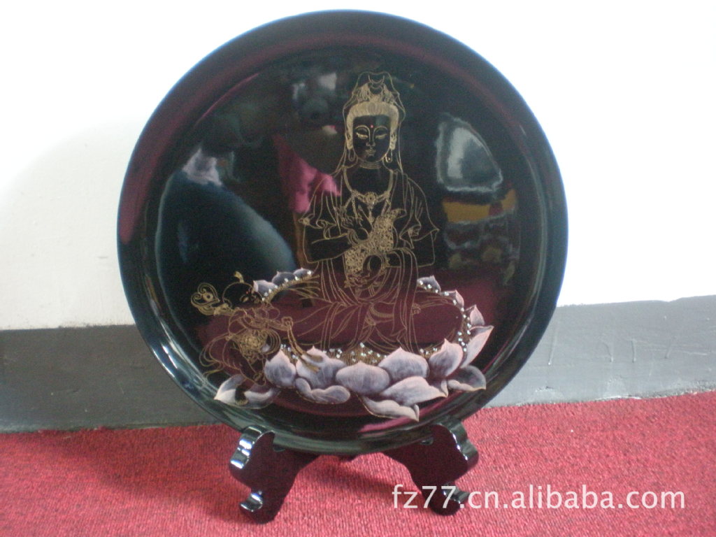 脱胎漆器:金鱼缸-「漆器工艺品」-马可波罗网