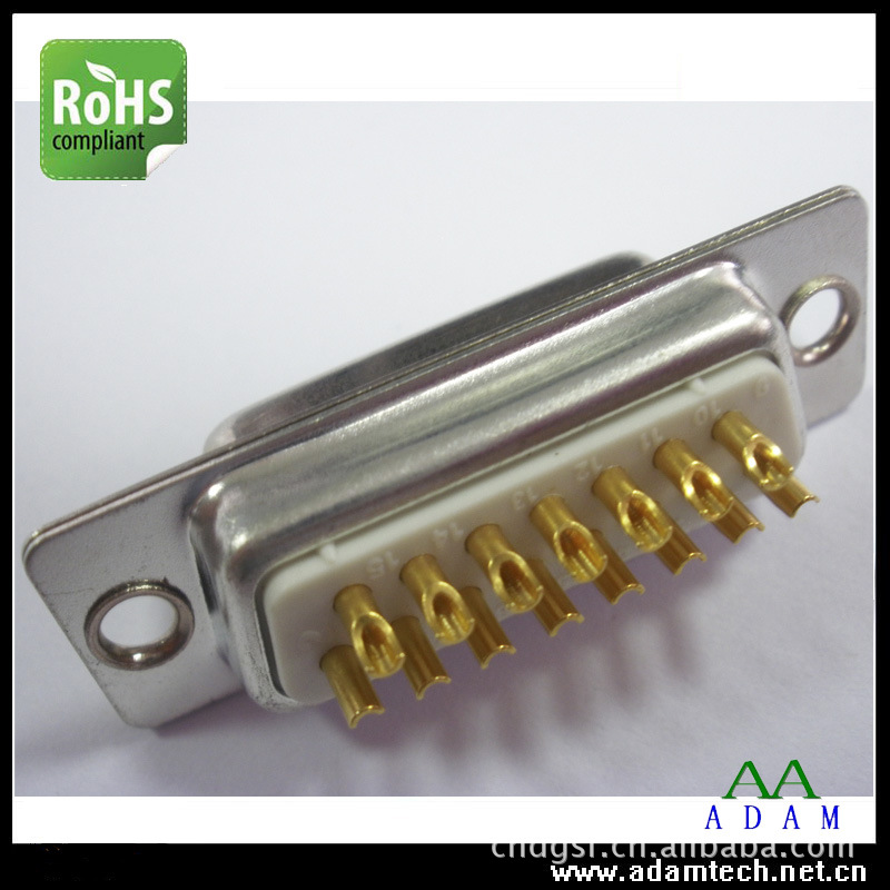 连接器-D-SUB大电流接线端子 DB15P母头焊线