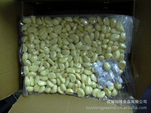 【供应山东产四六瓣有机大蒜冷冻蒜米】