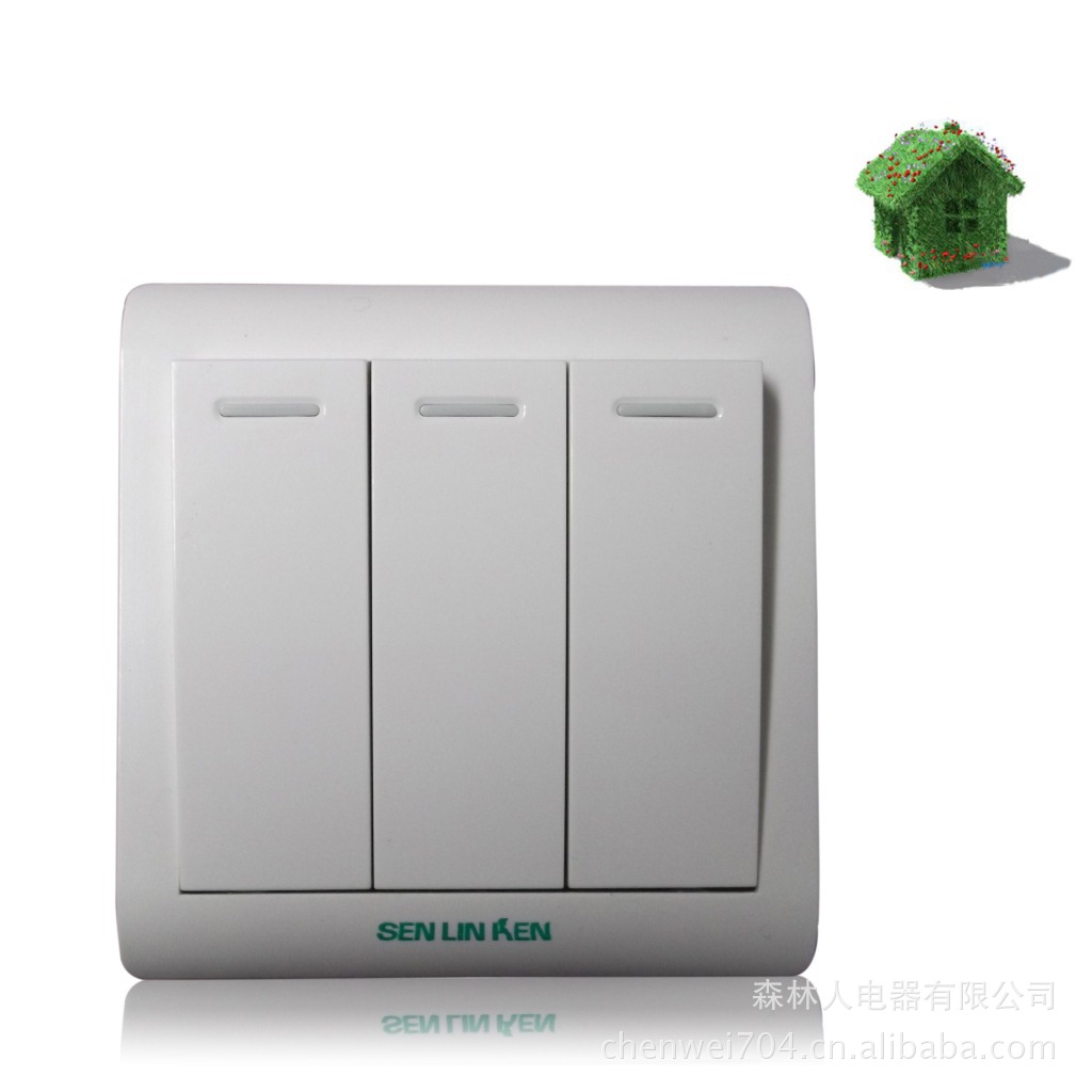 供应家用墙壁开关\/三开双控开关\/三开双控怎么