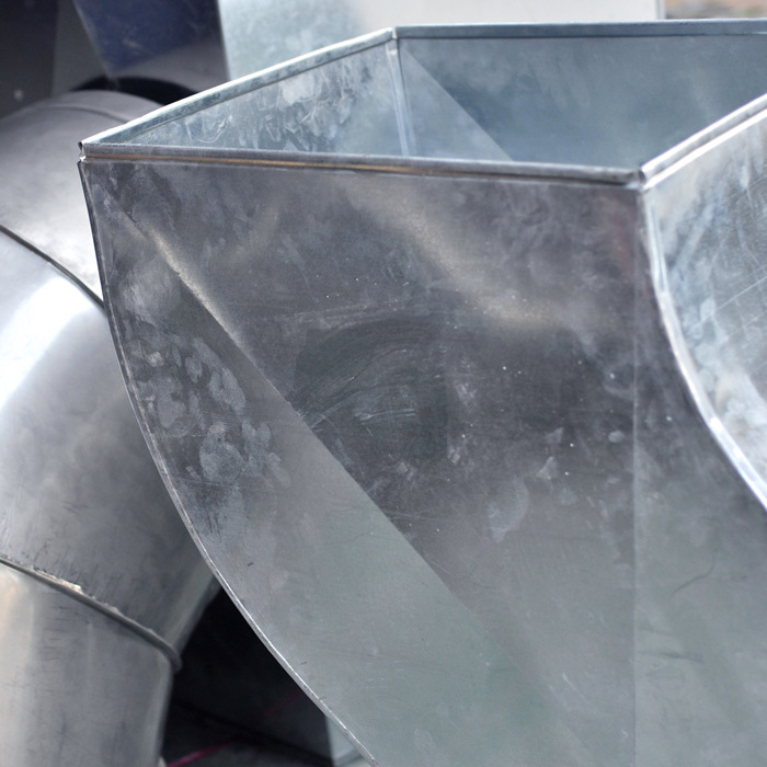 【白铁风管 弯头 不锈钢风管 白铁制作安装】价