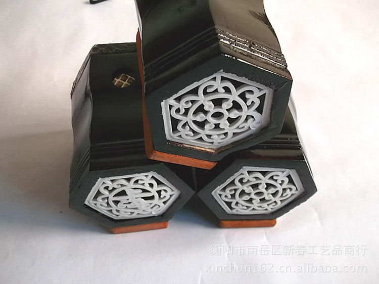 乐器配件-高仿老红木 六角二胡琴筒 普通杂木-