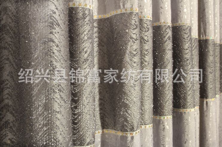 【出口中东中亚中美非洲等外贸窗帘布全涤色织