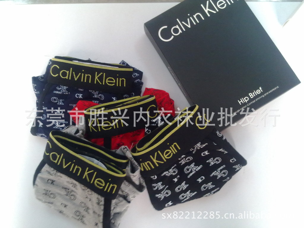 <em>CK</em>健美型 <em>莫代尔棉内裤</em> 印花平脚裤 短裤图片