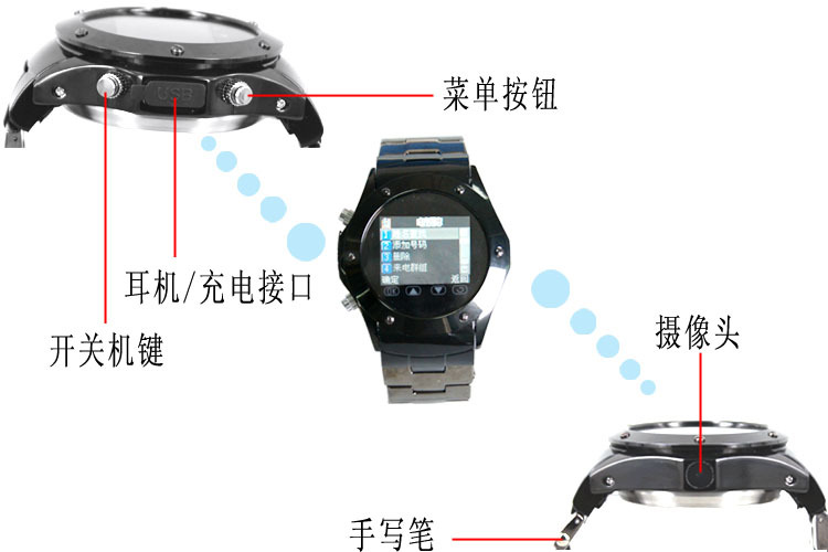 供应特价腕表手机数码礼品时尚手表手机MQ222