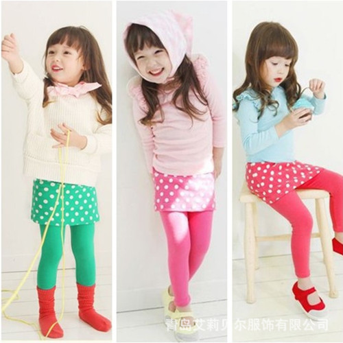 韩版秋款<em>童装</em>批发 新款时尚波点女童裙 女<em>童装</em>