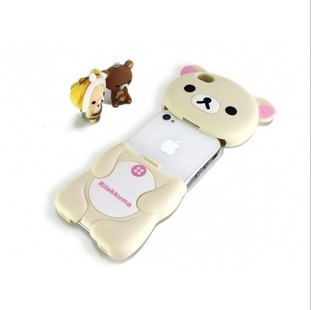 蘋果立體Rilakkuma 輕松熊8周年紀念版iphone4s 外殼非矽膠 配件工廠,批發,進口,代購