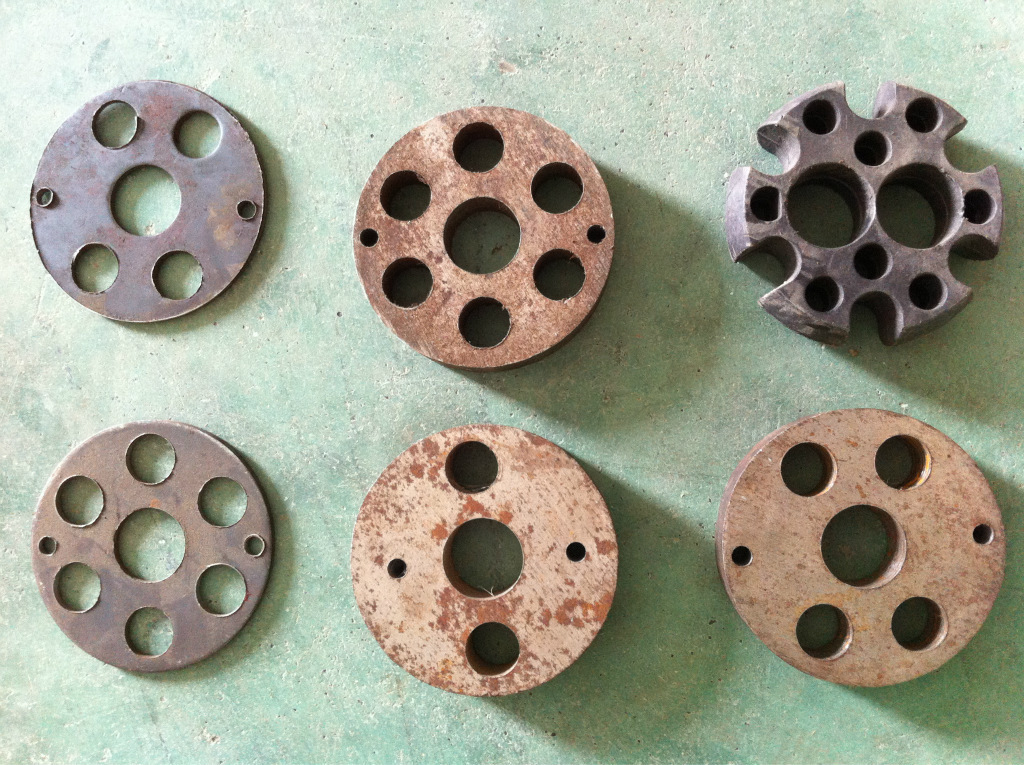 边坡加固专用扩张环,配套垫块,工作锚定做 6孔扩张环